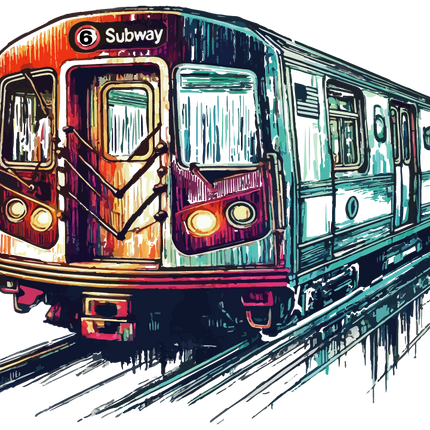 “SUBWAY” 100% Cotton T-Shirt