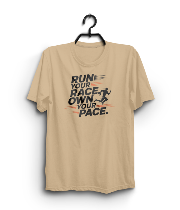 Motivational T-Shirt – "Run Your Race, Own Your Pace" - Image 4