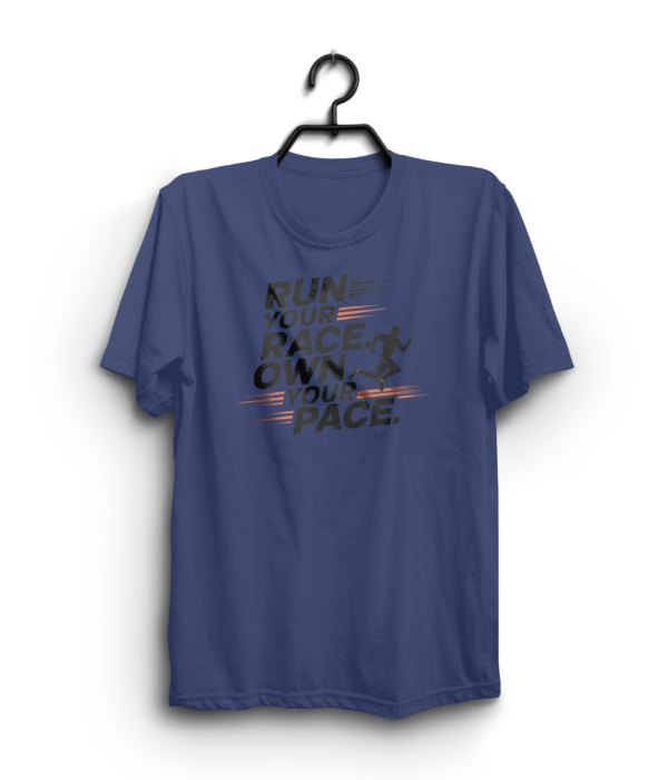 Motivational T-Shirt – "Run Your Race, Own Your Pace" - Image 3