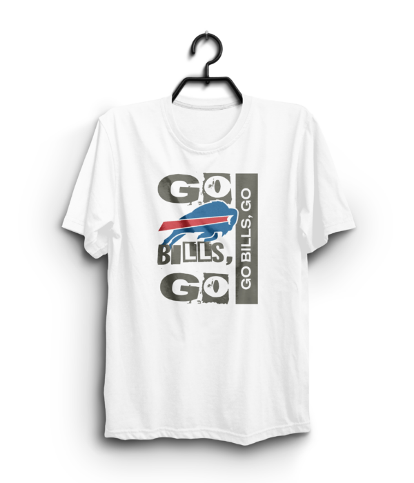 “Go Bills, Go” 100% Cotton T-Shirt