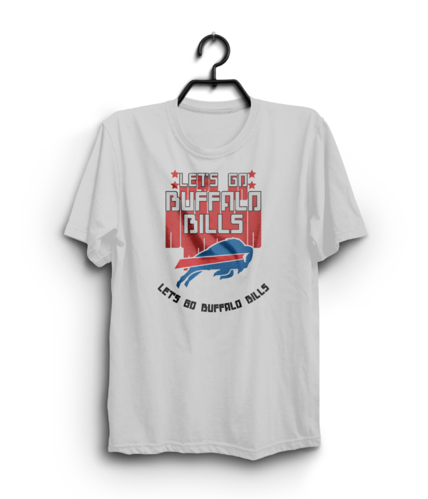 "Let's Go Buffalo Bills" 100% Cotton T-Shirt - Image 2