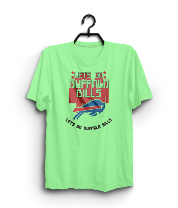 "Let's Go Buffalo Bills" 100% Cotton T-Shirt - Image 3
