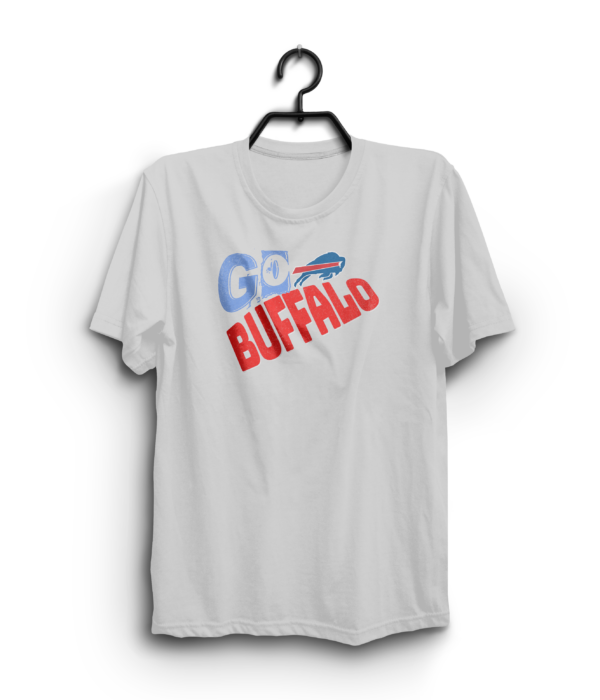 "Go Buffalo" 100% Cotton T-Shirt - Image 2