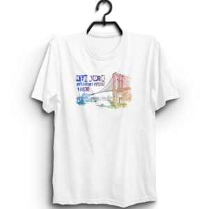 “New York Brooklyn Bridge” 100% Cotton T-Shirt