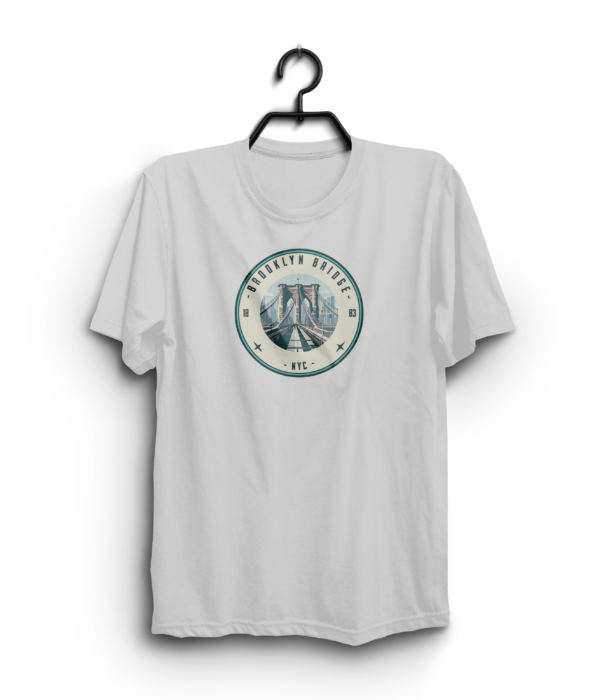 "Brooklyn Bridge" 100% Cotton T-Shirt - Image 2