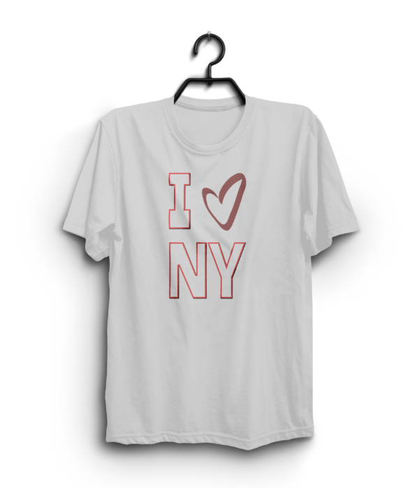 "I Love New York" 100% Cotton T-Shirt - Image 5