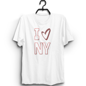 "I Love New York" 100% Cotton T-Shirt