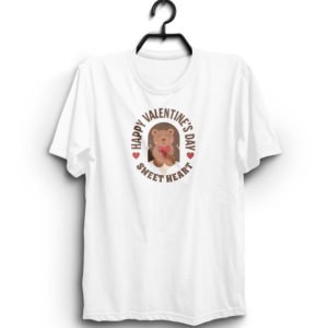 "Happy Valentine's Day Sweetheart" 100% Cotton T-Shirt