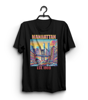 “Manhattan” 100% Cotton T-Shirt
