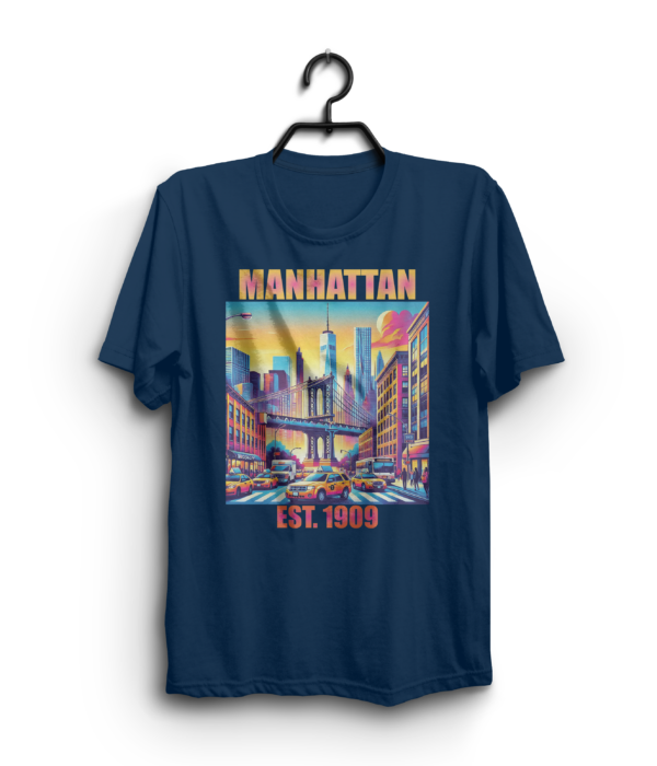 "Manhattan" 100% Cotton T-Shirt - Image 2