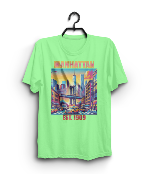 "Manhattan" 100% Cotton T-Shirt - Image 4