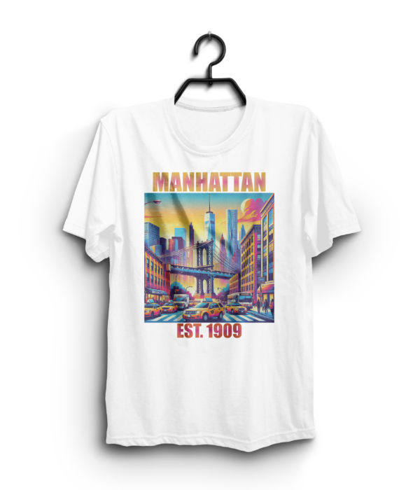 "Manhattan" 100% Cotton T-Shirt - Image 5