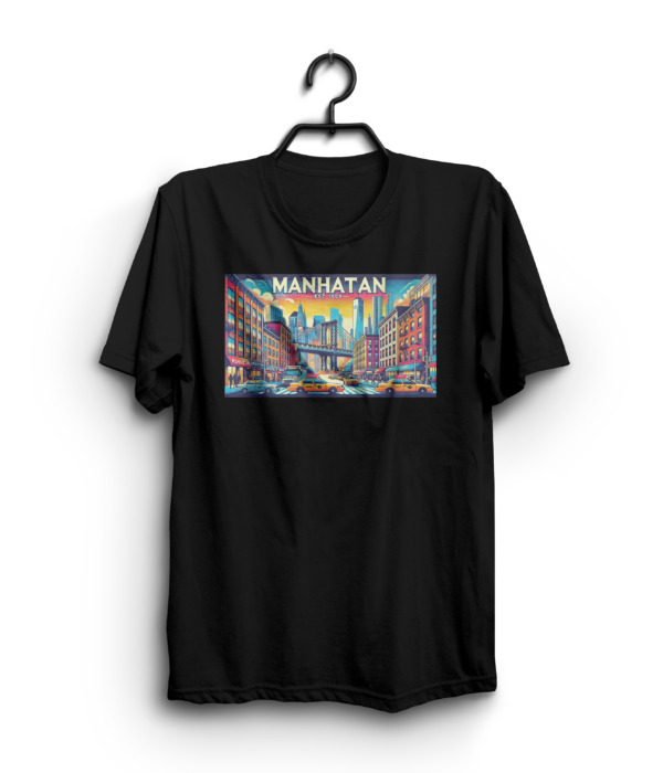 "MANHATTAN" 100% Cotton T-Shirt - Image 3