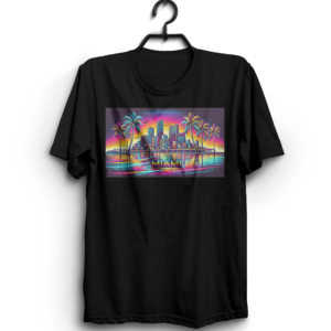 "MIAMI" 100% Cotton T-Shirt