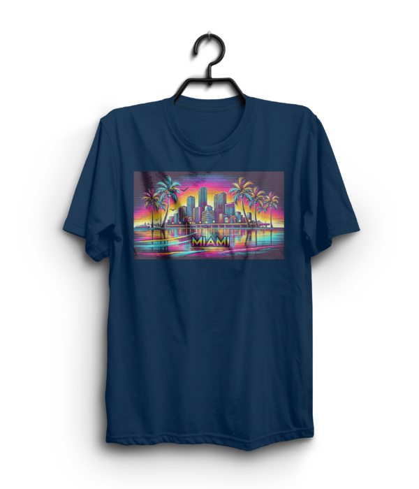 "MIAMI" 100% Cotton T-Shirt - Image 3