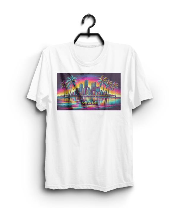 "MIAMI" 100% Cotton T-Shirt - Image 2