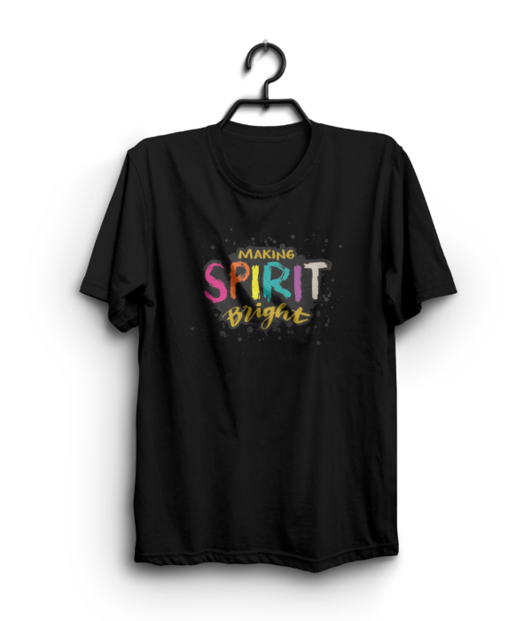 "Making Spirits Bright" 100% Cotton T-Shirt - Image 2