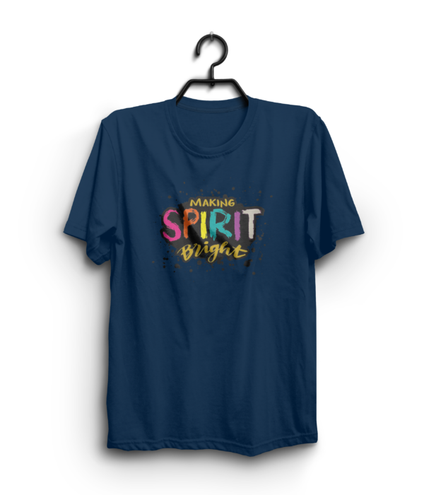 "Making Spirits Bright" 100% Cotton T-Shirt - Image 3