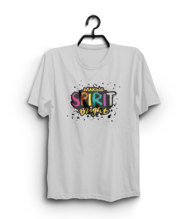 "Making Spirits Bright" 100% Cotton T-Shirt - Image 4