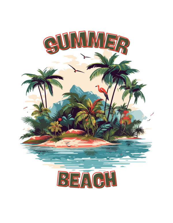 Summer Beach T-Shirt – Lightweight Casual Tee for Beach & Vacation Style