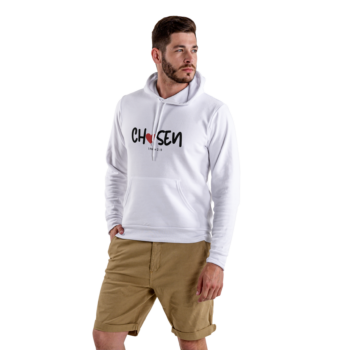 “Chosen” 1 Peter 2:9 Heart Christian Minimalist Hoodie