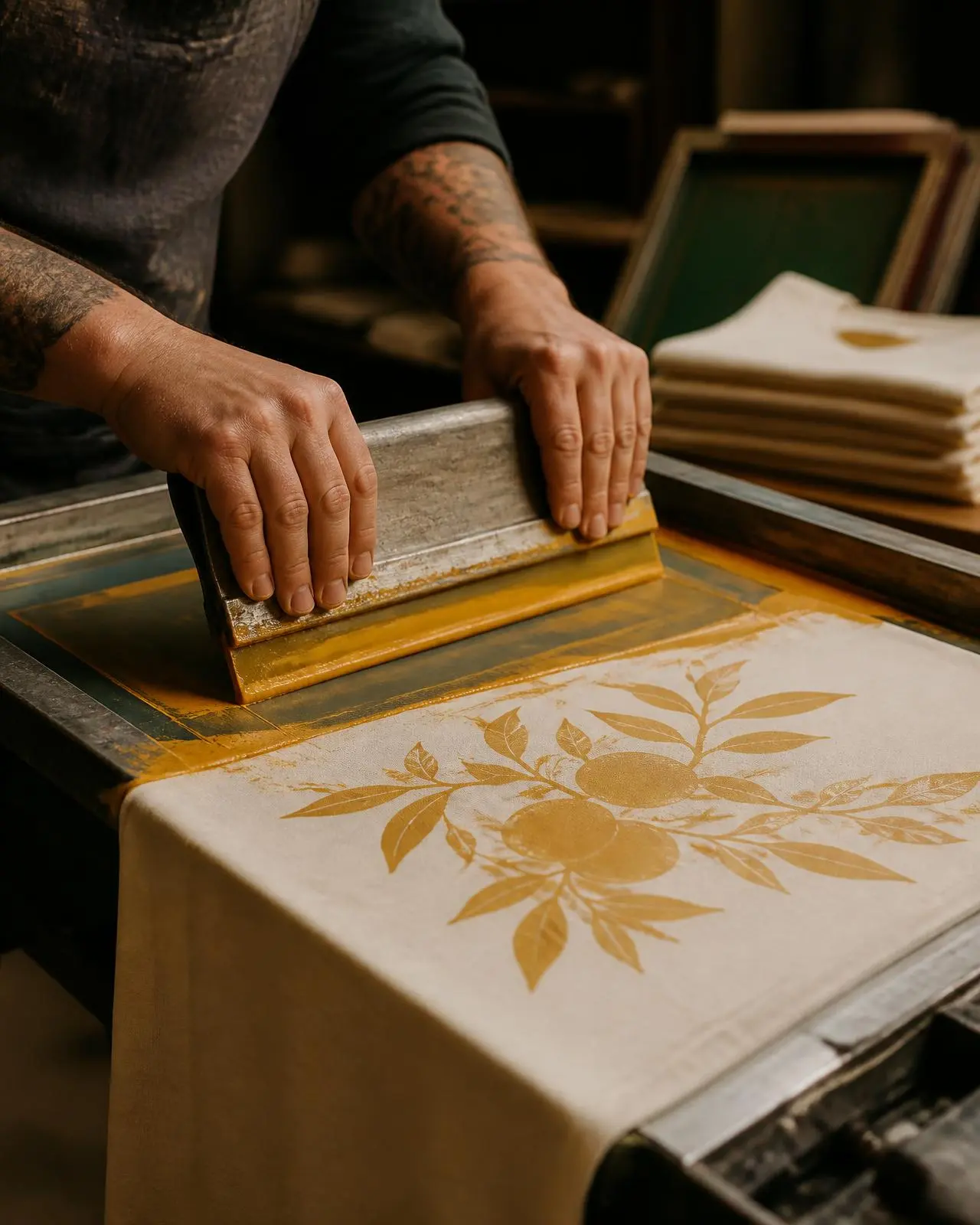 Screen Printing Process
